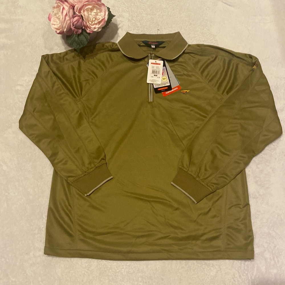 NWT REDINGTON Performance Outdoor Apparel Size L WILD FLY POLO